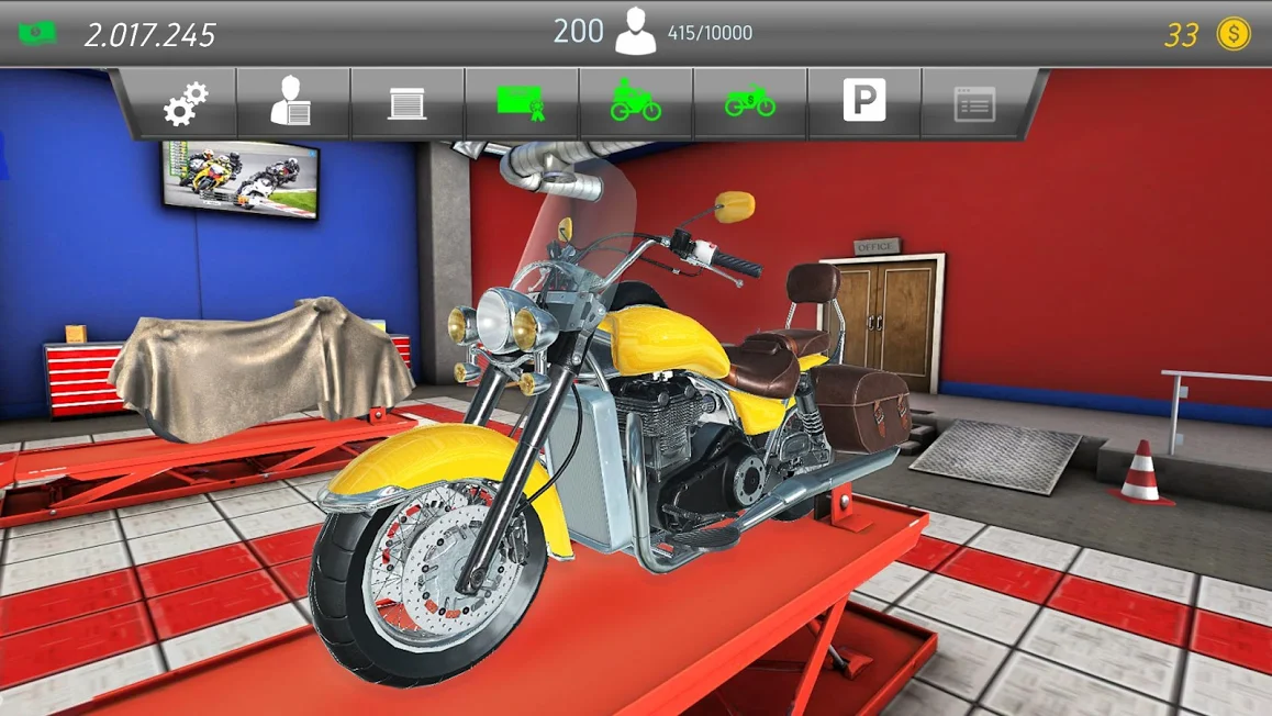 Motorcycle Mechanic Simulator Pyramid Games