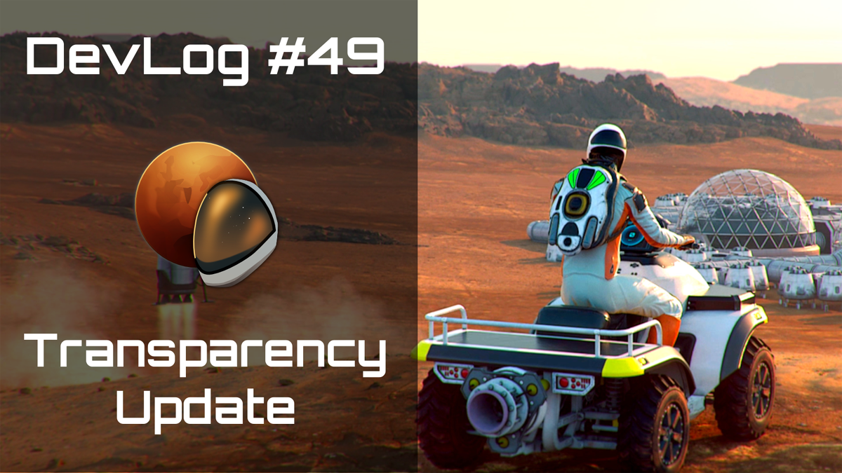 Occupy Mars Devlog #49: Transparency Update – Pyramid Games